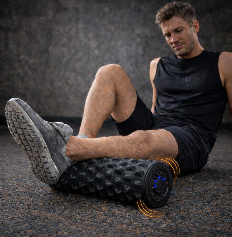 Massage Gun Recovery Set with Foam Roller, Massage Balls & Resistance Band