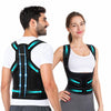 Posture corrector providing structured back support to encourage better posture throughout the day.