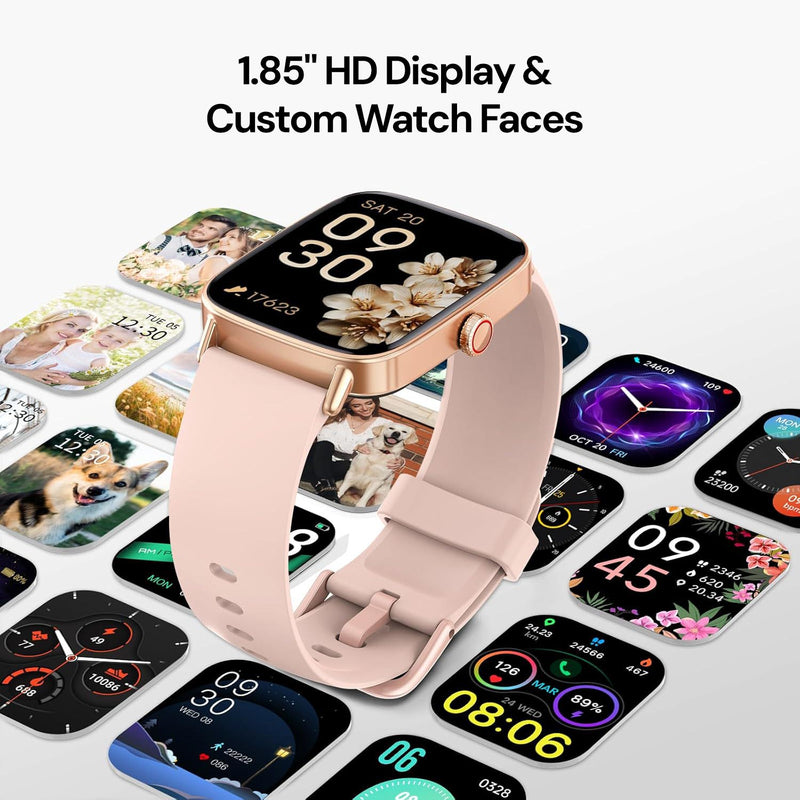 Smartwatch with sleep tracking and blood oxygen monitoring for everyday health insights.