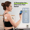 TENS & EMS machine combining muscle stimulation and therapy for daily comfort and recovery.