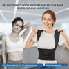 Upper back support providing stability across the shoulders and spine for improved posture.