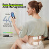 Wireless EMS machine with rechargeable battery for convenient use at home, work or while travelling.